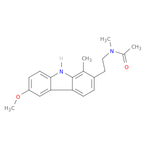 N-[2-(6-甲氧基-1-甲基-9H-咔唑-2-基)乙基]-N-甲基乙酰胺