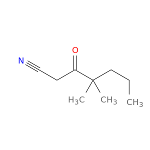 Heptanenitrile, 4,4-dimethyl-3-oxo-