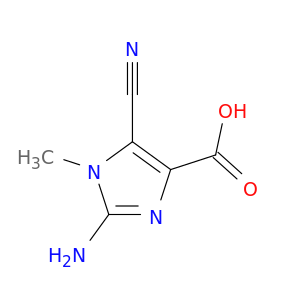 1H-Imidazole-4-carboxylicacid, 2-amino-5-cyano-1-methyl-