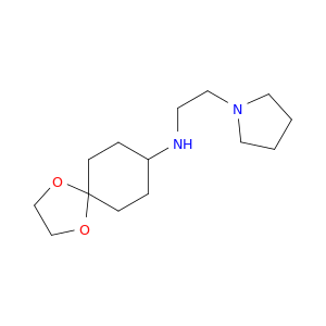 1-Pyrrolidineethanamine, N-1,4-dioxaspiro[4.5]dec-8-yl-