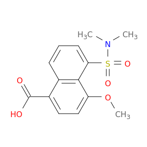 1-Naphthalenecarboxylic acid, 5-[(dimethylamino)sulfonyl]-4-methoxy-