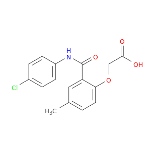 {2-[(4-chlorophenyl)carbamoyl]-4-methylphenoxy}acetic acid