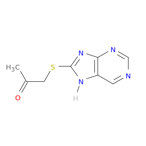 2-Propanone,1-(9H-purin-8-ylthio)-