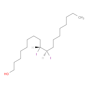 1-Octadecanol, 9,10-diiodo-, (9R,10R)-