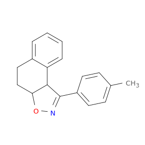 Naphth[1,2-d]isoxazole, 3a,4,5,9b-tetrahydro-1-(4-methylphenyl)-