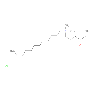 1-Dodecanaminium, N,N-dimethyl-N-(4-oxo-5-hexenyl)-, chloride