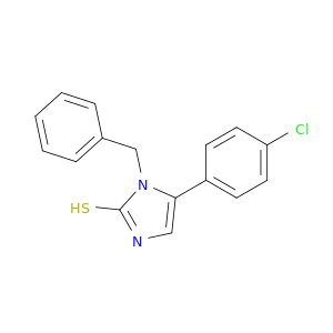 1-苄基-5-(4-氯苯基)-1H-咪唑-2-硫醇