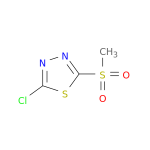 1,3,4-Thiadiazole, 2-chloro-5-(methylsulfonyl)-