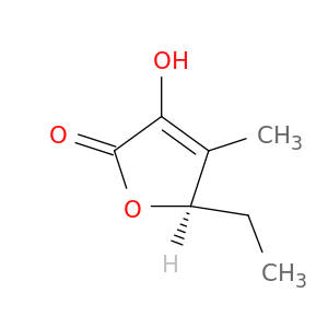 2(5H)-Furanone, 5-ethyl-3-hydroxy-4-methyl-, (5R)-