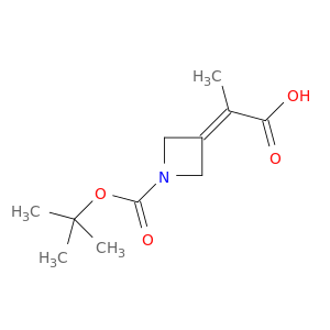 2-{1-[(tert-Butoxy)carbonyl]azetidin-3-ylidene}propanoic Acid