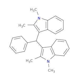 1H-Indole, 3,3'-(phenylmethylene)bis[1,2-dimethyl-
