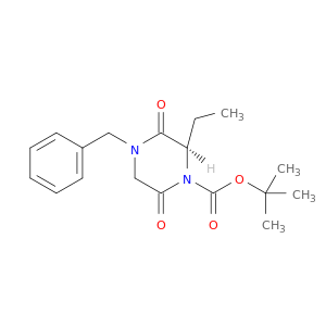 1-BENZYL-3(R)-ETHYL-4-BOC-PIPERAZINE-2,5-DIONE
