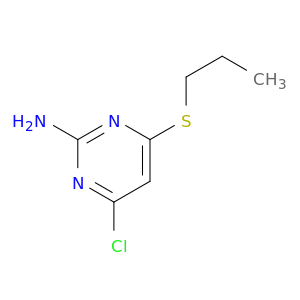 2-Pyrimidinamine,4-chloro-6-(propylthio)-