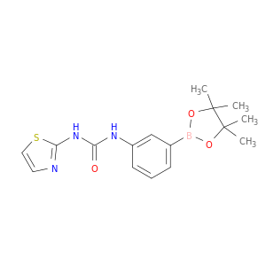 1-(3-(4,4,5,5-四甲基-1,3,2-二氧硼杂环戊烷-2-基)苯基)-3-(噻唑-2-基)脲