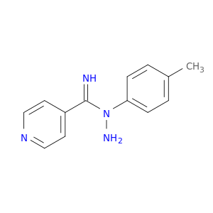 4-Pyridinecarboximidic acid, N-(4-methylphenyl)-, hydrazide