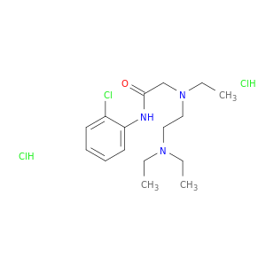 Acetamide,N-(2-chlorophenyl)-2-[[2-(diethylamino)ethyl]ethylamino]-, hydrochloride (1:2)