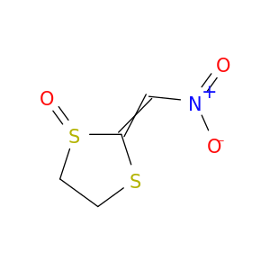 1,3-Dithiolane, 2-(nitromethylene)-, 1-oxide