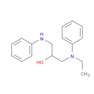 2-Propanol, 1-(ethylphenylamino)-3-(phenylamino)-