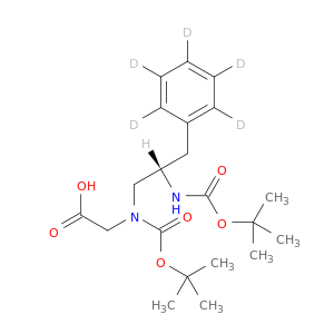 (2S)-N-(2-Boc-amino-3-phenyl-d5-propyl) Boc-glycine