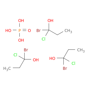 1-Propanol, 1-bromochloro-, phosphate (3:1)