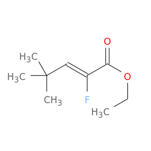 2-Pentenoic acid, 2-fluoro-4,4-dimethyl-, ethyl ester, (2Z)-