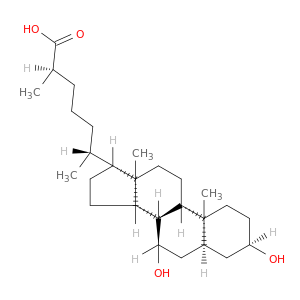Cholestan-26-oic acid, 3,7-dihydroxy-, (3a,5b,7a,25R)-