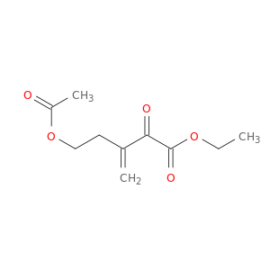Pentanoic acid, 5-(acetyloxy)-3-methylene-2-oxo-, ethyl ester
