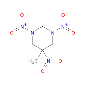 Pyrimidine, hexahydro-5-methyl-1,3,5-trinitro-