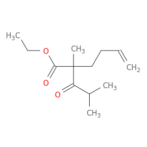 5-Hexenoic acid, 2-methyl-2-(2-methyl-1-oxopropyl)-, ethyl ester