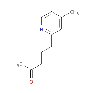 2-Pentanone, 5-(4-methyl-2-pyridinyl)-