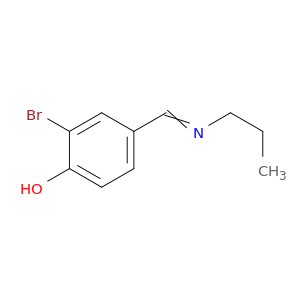 Phenol, 2-bromo-4-[(propylimino)methyl]-