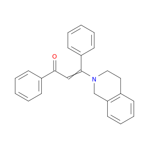 2-Propen-1-one, 3-(3,4-dihydro-2(1H)-isoquinolinyl)-1,3-diphenyl-