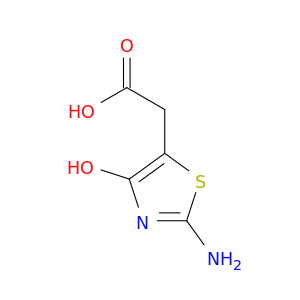 5-thiazoleacetic acid, 2-amino-4-hydroxy-