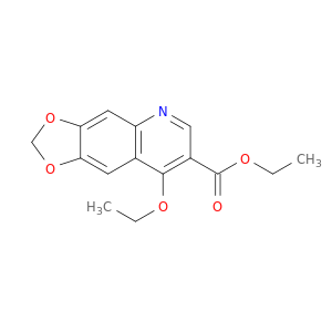 1,3-Dioxolo[4,5-g]quinoline-7-carboxylic acid, 8-ethoxy-, ethyl ester