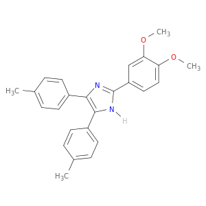 1H-Imidazole,2-(3,4-dimethoxyphenyl)-4,5-bis(4-methylphenyl)-