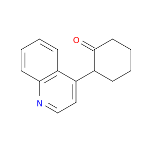 Cyclohexanone, 2-(4-quinolinyl)-