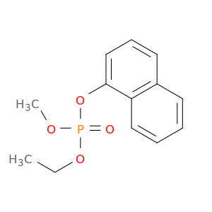 Phosphoric acid, ethyl methyl 1-naphthalenyl ester