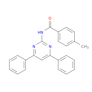 Benzamide, N-(4,6-diphenyl-2-pyrimidinyl)-4-methyl-