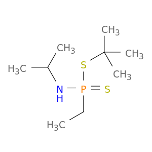 N-(ethyl-tert-butylsulfanyl-phosphinothioyl)propan-2-amine