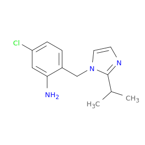 Benzenamine, 5-chloro-2-[[2-(1-methylethyl)-1H-imidazol-1-yl]methyl]-