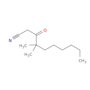 Decanenitrile, 4,4-dimethyl-3-oxo-