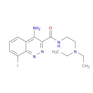 4-AMINO-N-(2-(DIETHYLAMINO)ETHYL)-8-FLUORO-3-CINNOLINECARBOXAMIDE
