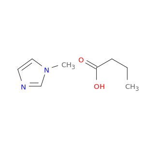Butanoic acid, compd. with 1-methyl-1H-imidazole (1:1)