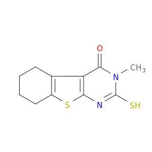 3-Methyl-2-thioxo-2,3,5,6,7,8-hexahydrobenzo[4,5]thieno[2,3-d]pyrimidin-4(1H)-one
