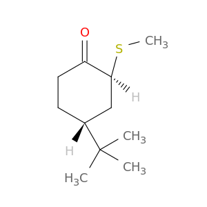 Cyclohexanone, 4-(1,1-dimethylethyl)-2-(methylthio)-, trans-