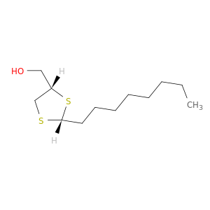 1,3-Dithiolane-4-methanol, 2-octyl-, cis-