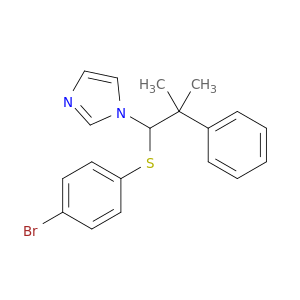 1H-Imidazole, 1-[1-[(4-bromophenyl)thio]-2-methyl-2-phenylpropyl]-