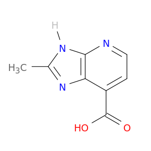 3H-imidazo[4,5-b]pyridine-7-carboxylic acid, 2-methyl-