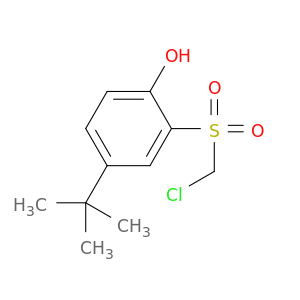 Phenol, 2-[(chloromethyl)sulfonyl]-4-(1,1-dimethylethyl)-
