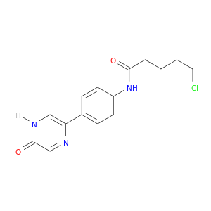 Pentanamide, 5-chloro-N-[4-(4,5-dihydro-5-oxopyrazinyl)phenyl]-